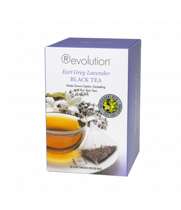 Pack of 6 - Revolution Earl Grey Lavender Tea 20 Count