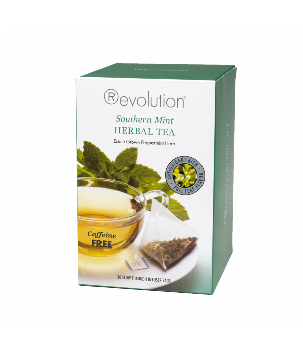 Pack of 6 - Revolution Southern Mint Herbal Tea 20 Count